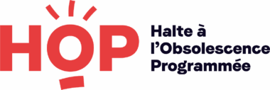 Logo HOP – couleur HOP Halte à l'Obsolescence Programmée